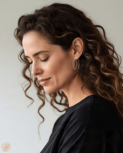 Spiral drop earrings - Sundara Joon