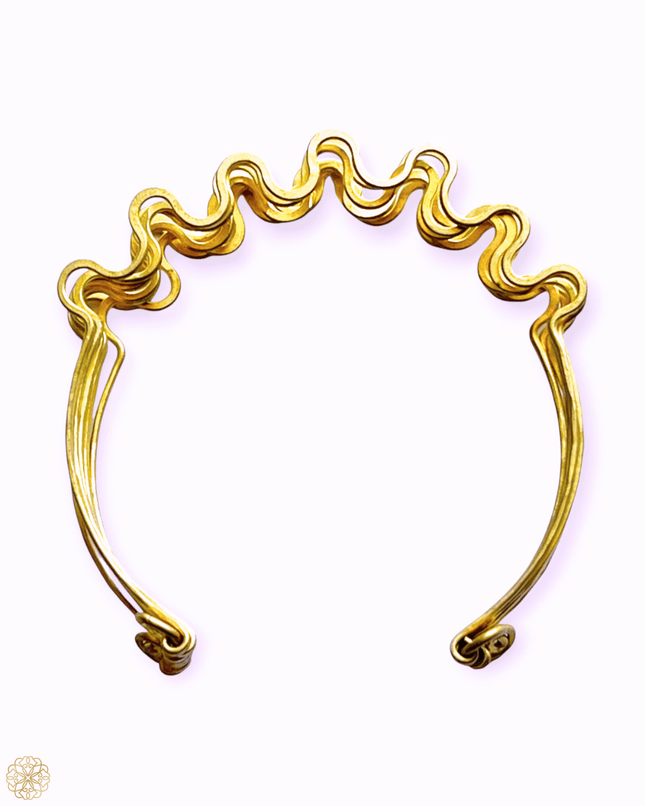 Squiggly brass cuff bracelet - Sundara Joon
