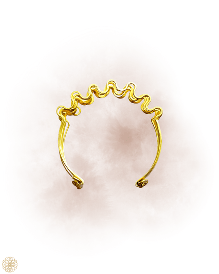 Squiggly brass cuff bracelet - Sundara Joon