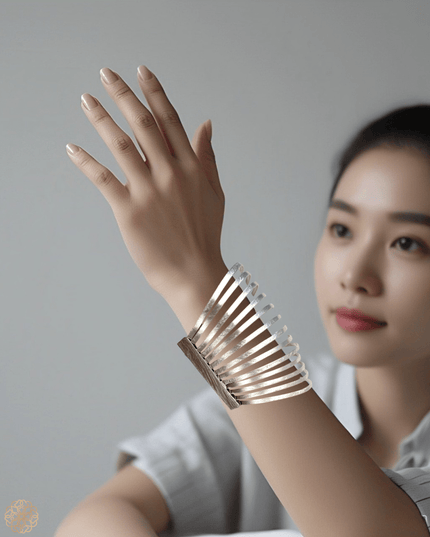 Statement cuff bracelet in metal - Sundara Joon