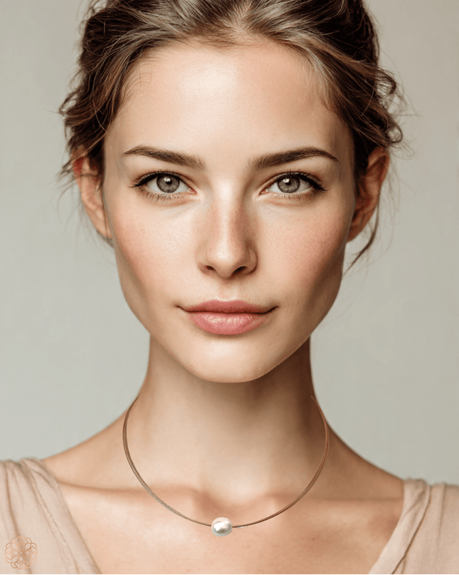 Steel and pearl necklace - Sundara Joon