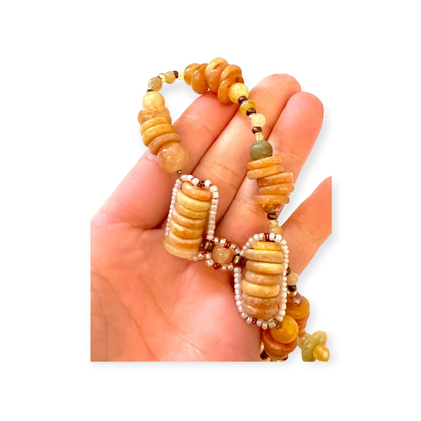 Step function amber necklace - Sundara Joon