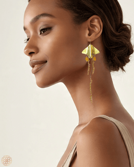 Stingray dangling earrings - Sundara Joon