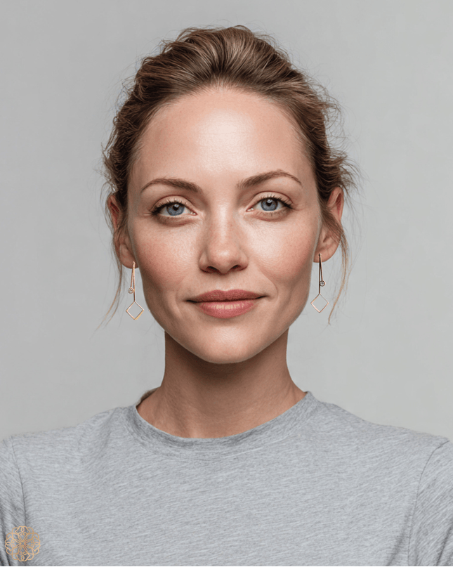 Striking crystal drop earrings - Sundara Joon