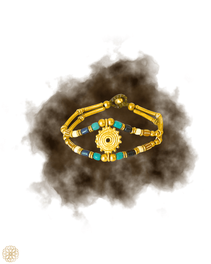 Sun styled bracelet in shades of blue - Sundara Joon