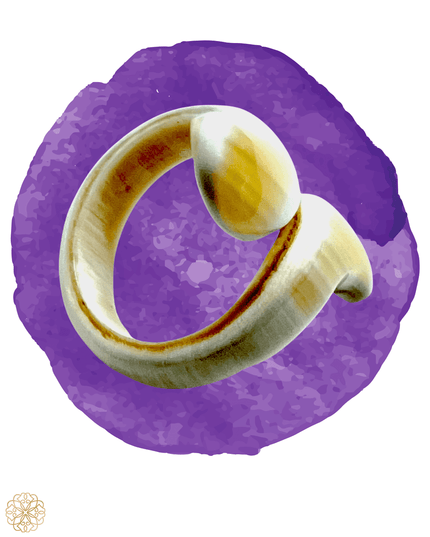 Swirl ring in earth tones - Sundara Joon