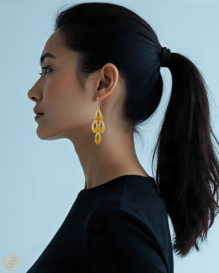 Teardrop cluster earrings - Sundara Joon