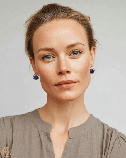 Teardrop gemstone earrings - Sundara Joon