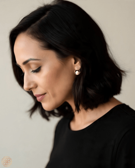 Teardrop gemstone earrings - Sundara Joon