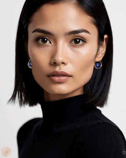 Teardrop gemstone earrings that deliver color - Sundara Joon