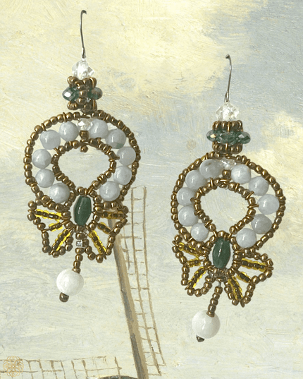 Tie a bow on gemstone earrings - Sundara Joon