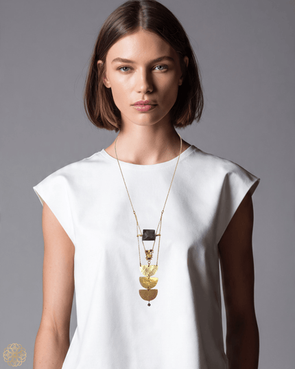 Tribal feel pendant necklace - Sundara Joon