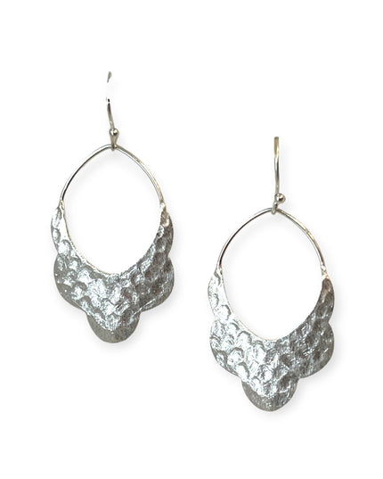 Tribal silver hoop earrings - Sundara Joon