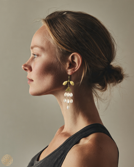 Cowrie shell drop earrings are something special - Sundara Joon