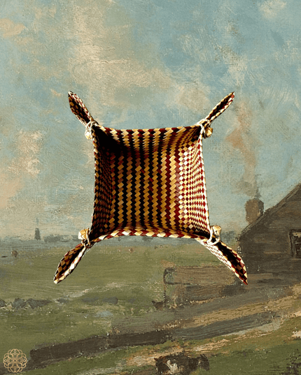 Trio of handwoven nested baskets - Sundara Joon