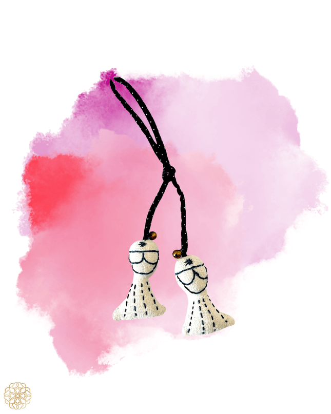 Twin fish tassel decoration for the door - Sundara Joon