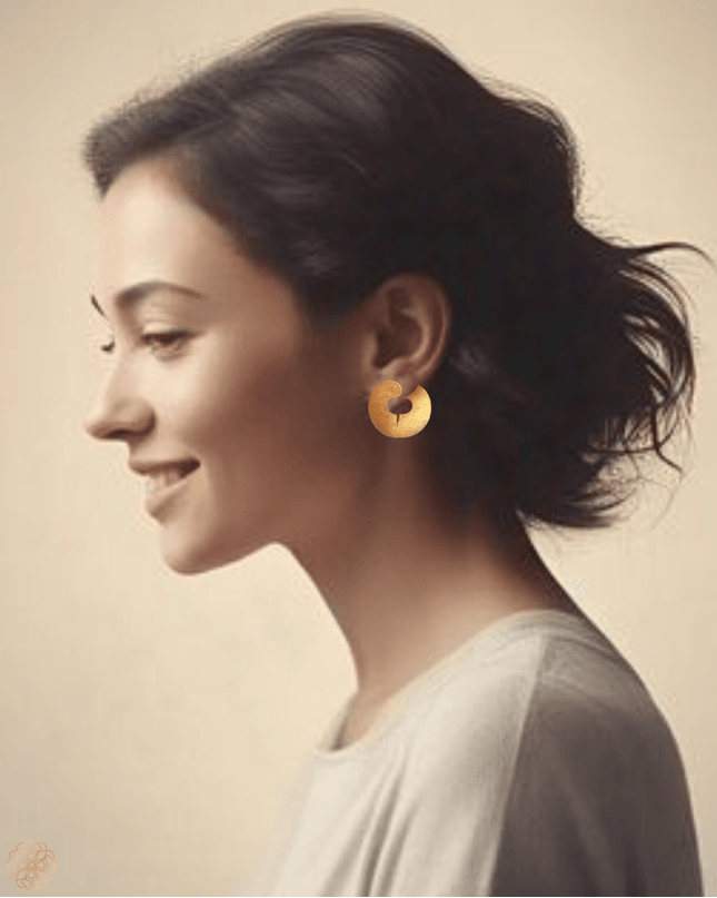 Unique geometric shaped earrings - Sundara Joon