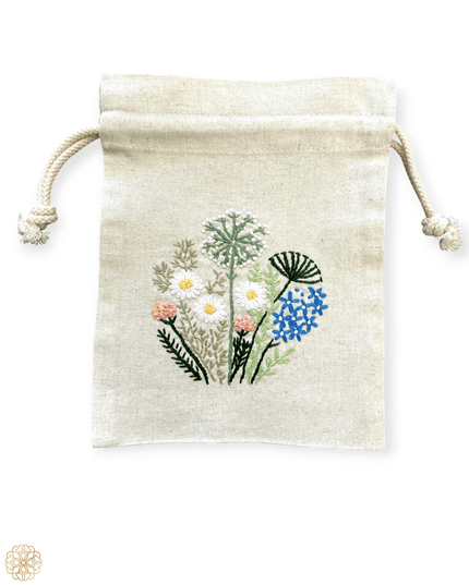 Vietnamese embroidered fabric bags - Sundara Joon