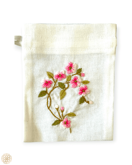 Vietnamese embroidered fabric bags - Sundara Joon