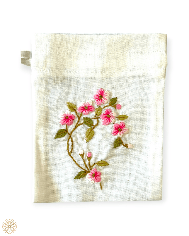 Vietnamese embroidered fabric bags - Sundara Joon