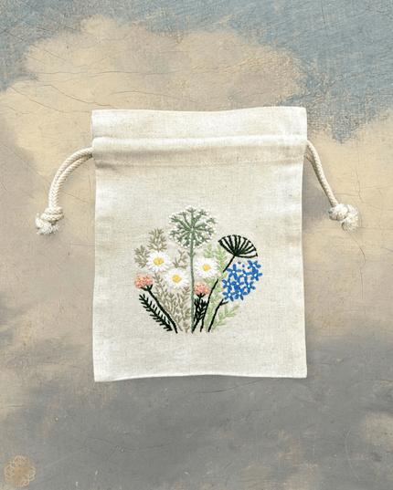 Vietnamese embroidered fabric bags - Sundara Joon