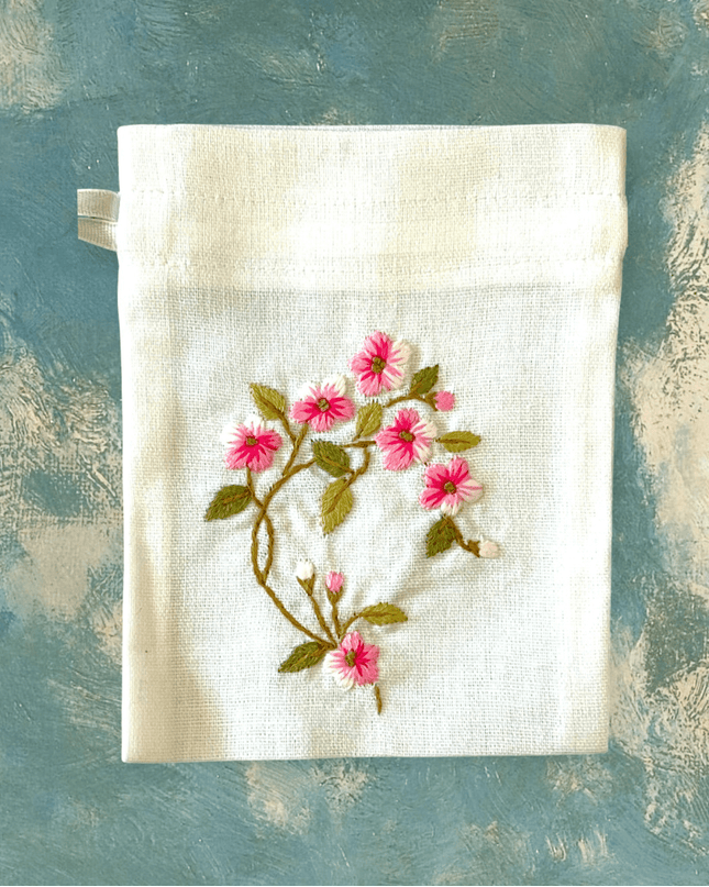 Vietnamese embroidered fabric bags - Sundara Joon