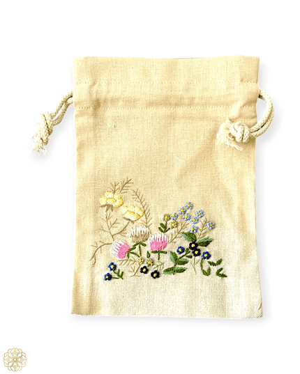 Vietnamese embroidered fabric bags - Sundara Joon