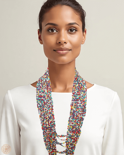 Waterfall beaded necklace - Sundara Joon