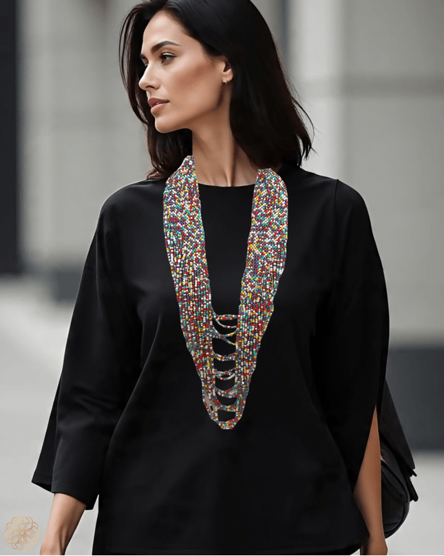 Waterfall beaded necklace - Sundara Joon