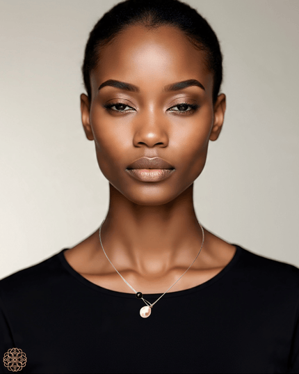 White and black pearl metal necklace - Sundara Joon