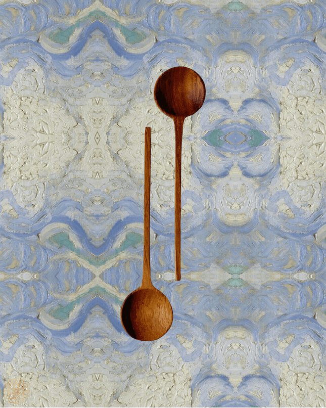 Wooden condiment serving spoons - Sundara Joon