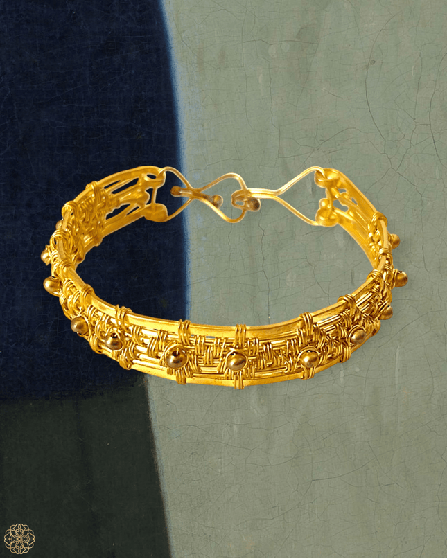 Woven metal bracelet with clasp - Sundara Joon