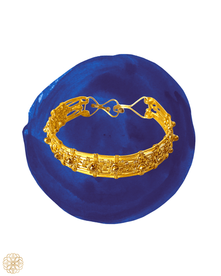 Handwoven Brass Bracelet | Artisan Woven Brass Bracelet | Sundara Joon