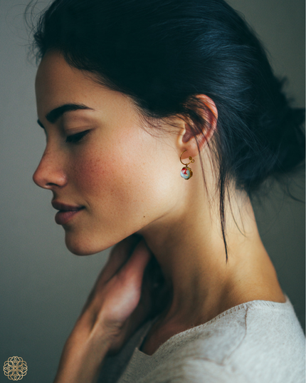 Woven Gemstone Drop Earrings | Rediscovered Collection | Sundara Joon