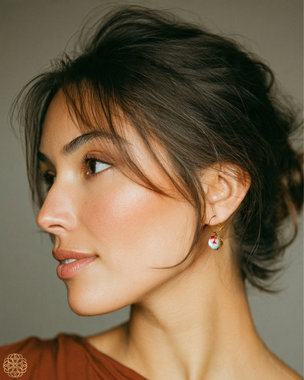 Woven Gemstone Drop Earrings | Rediscovered Collection | Sundara Joon