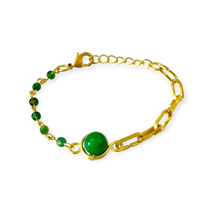 Better together designed bracelet with beaded stones - Sundara Joon