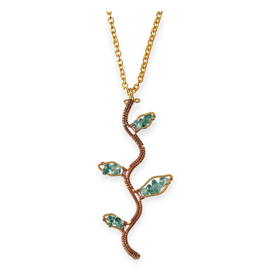 Blossoming sprig pendant necklace - Sundara Joon