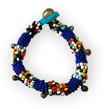 Bold beaded colorful tribal bracelet - Sundara Joon