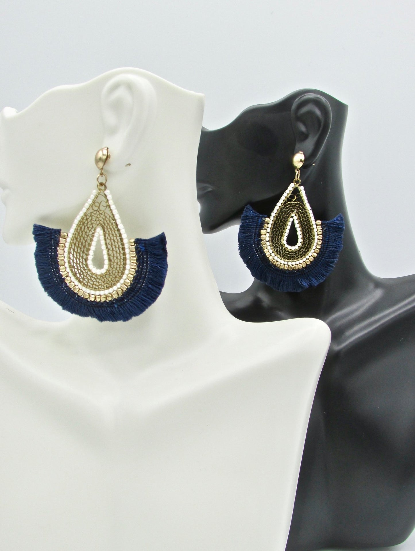 Bold blue and beautiful statement earrings - Sundara Joon