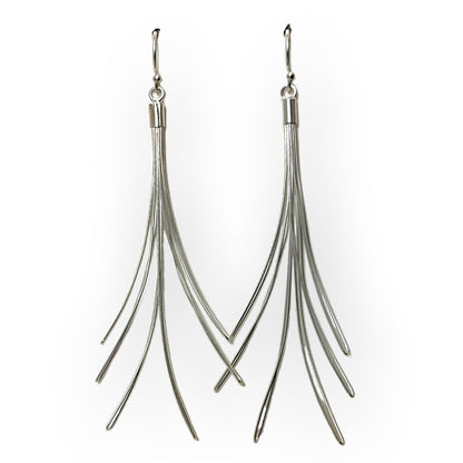 Burst inspired sterling silver drop earrings - Sundara Joon