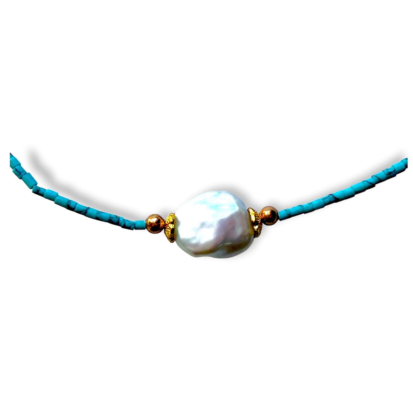 Choker length pearl forward necklace - Sundara Joon