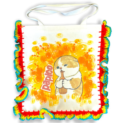 Colorful characters cotton canvas bag - Sundara Joon