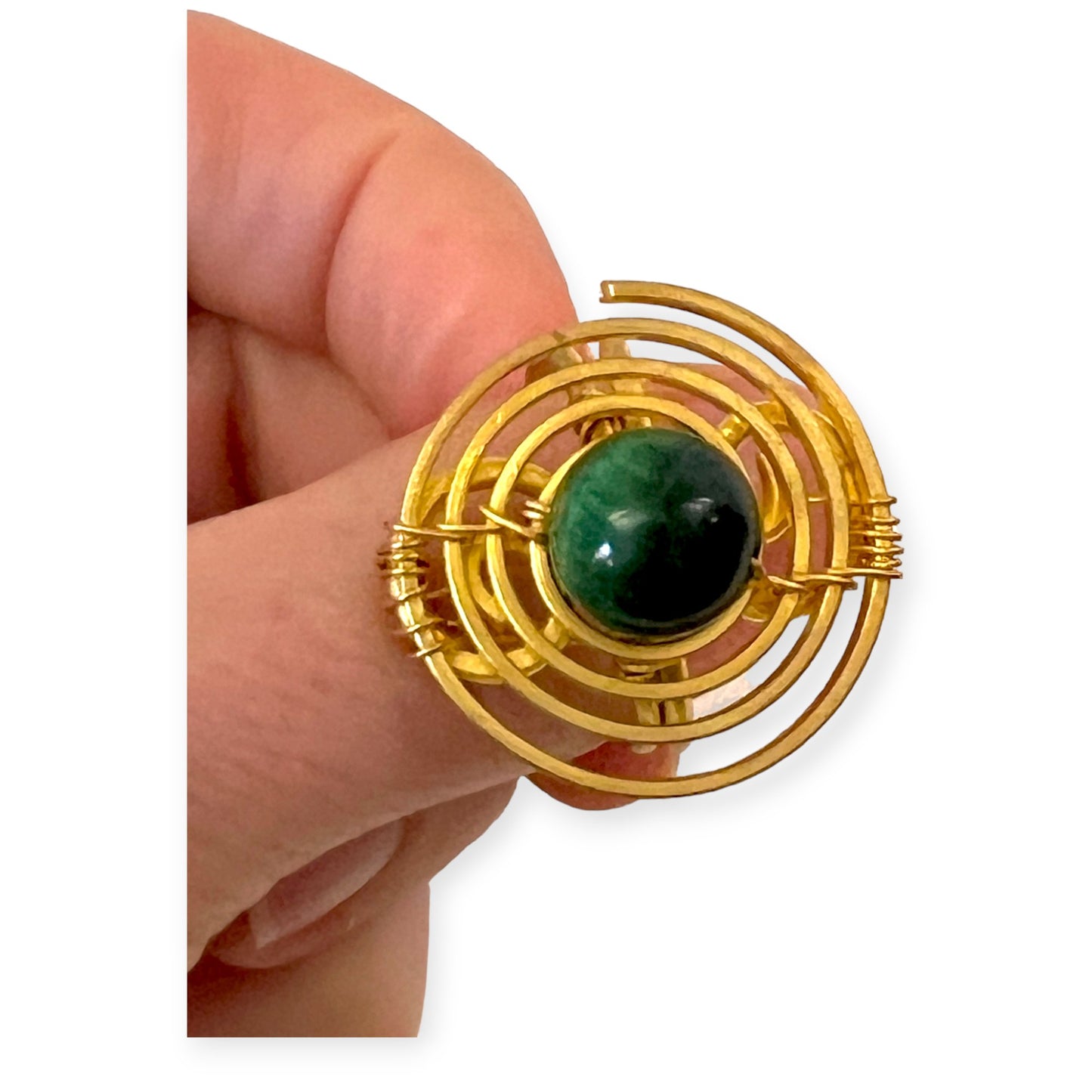 Colorful gemstone swirl statement ring with modern vibes  Sundara Joon