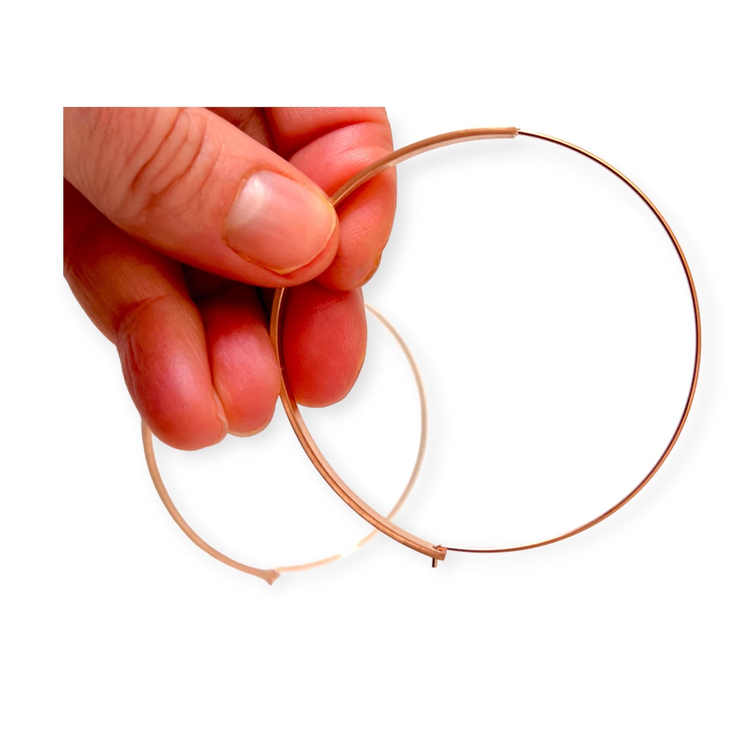Copper hoop earrings - Sundara Joon