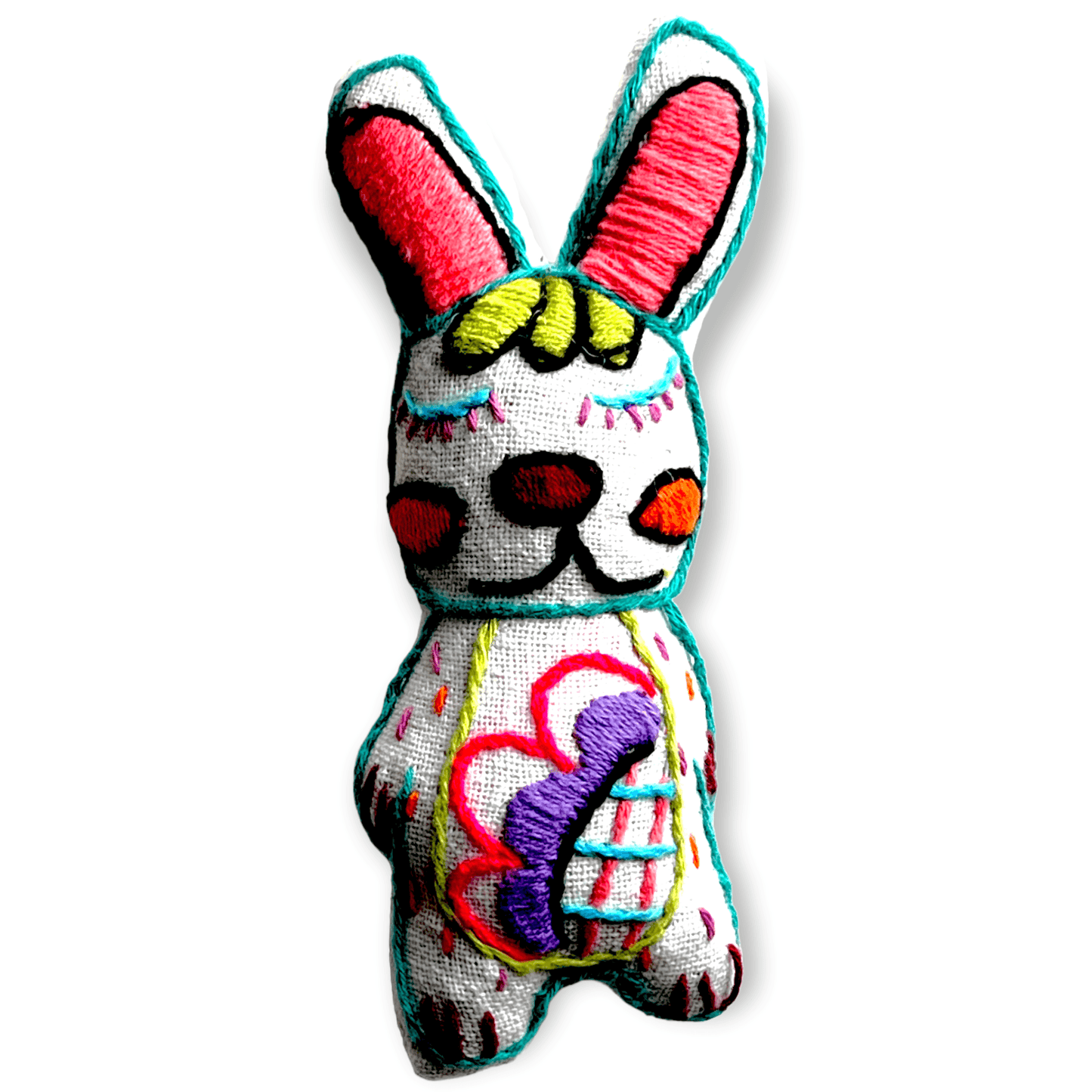 Funny bunny fabric pendantSundara Joon