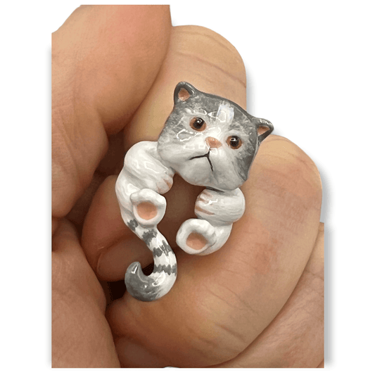 Kitty cat ring that makes a statement for a cat lover - Sundara Joon