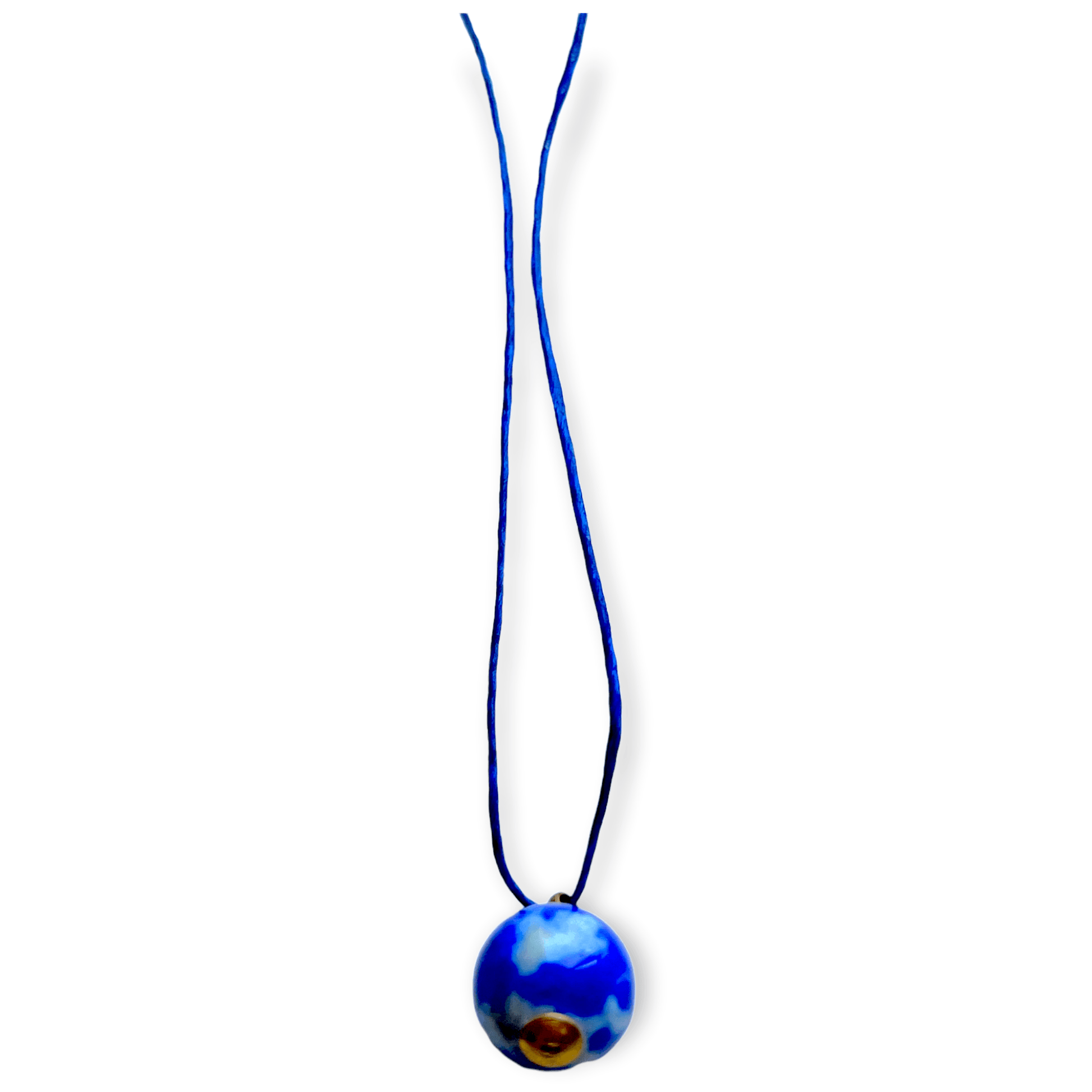Lapis lazuli ball pendant necklaceSundara Joon