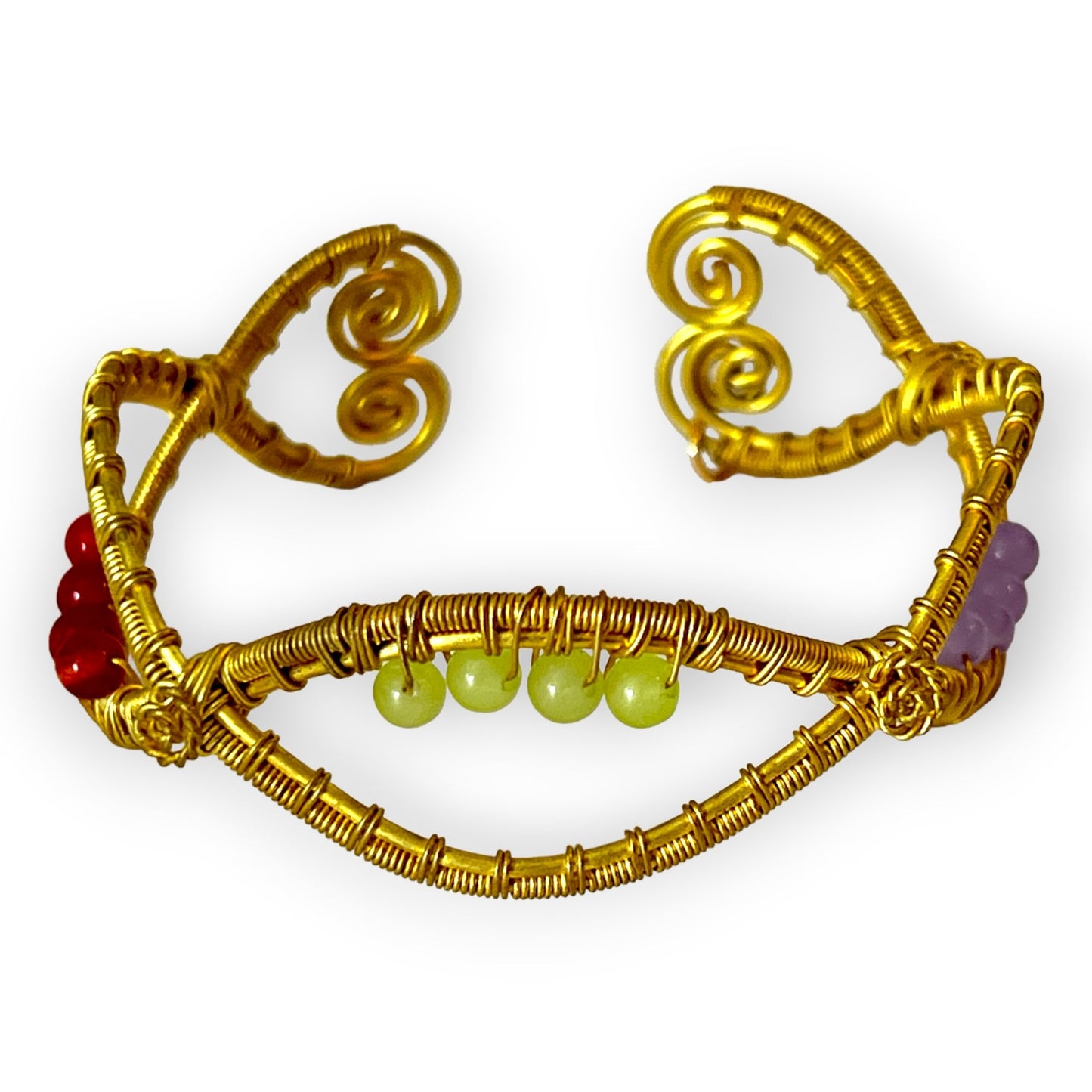 Loose weave gemstone cuff bracelet - Sundara Joon