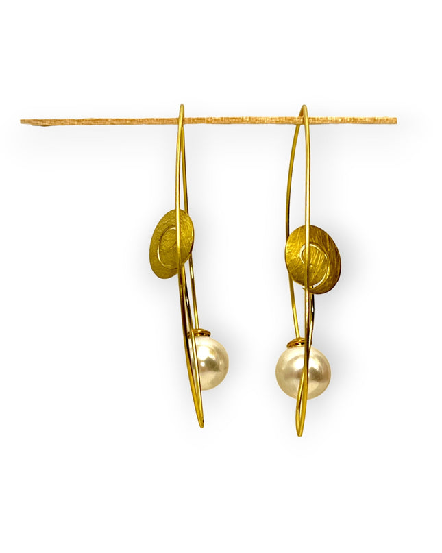 Modern drop pearl earrings for a unique look - Sundara Joon