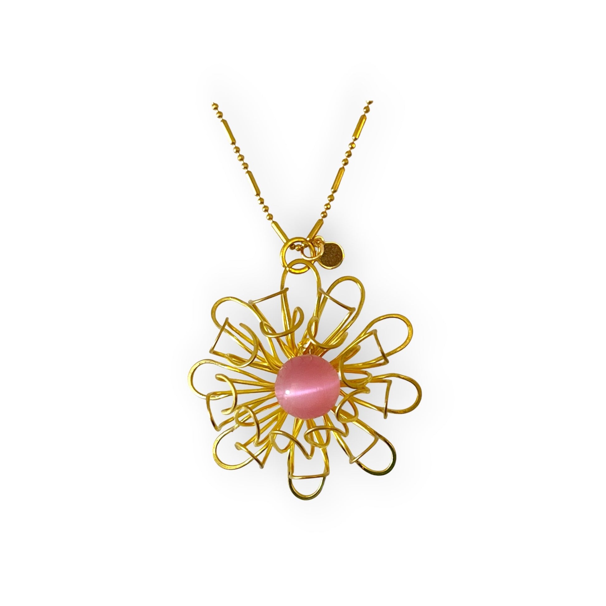 Floral inspired gemstone pendant necklace - Sundara Joon